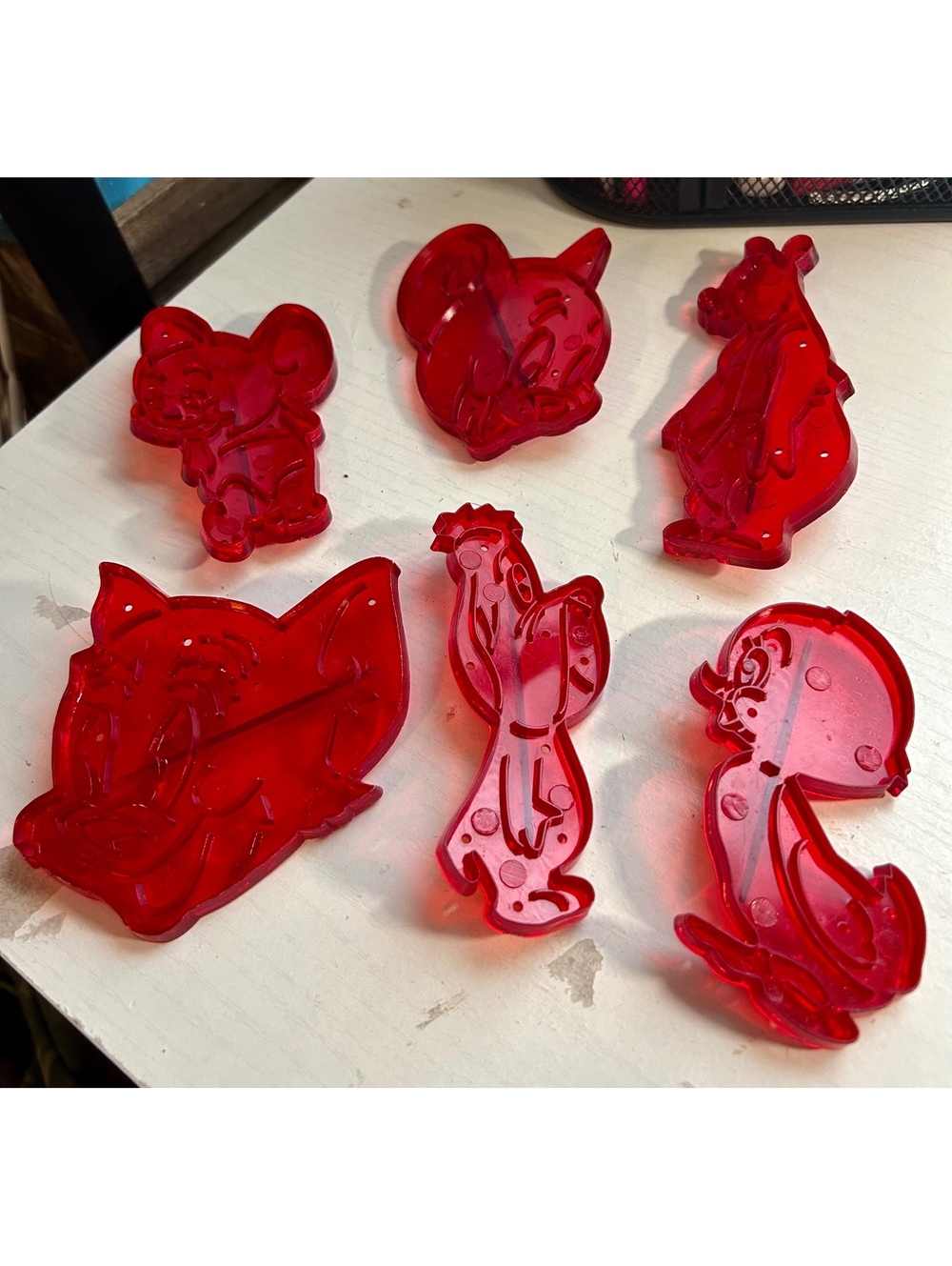 Vintage Tom and Jerry cookie cutter set